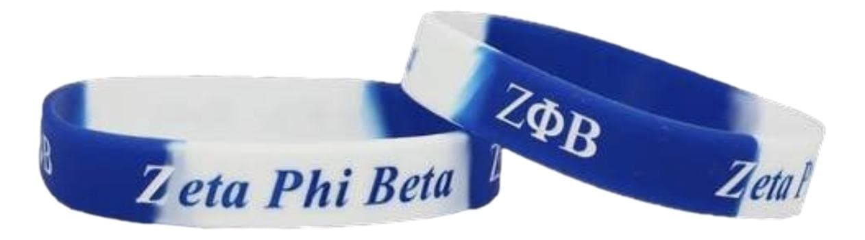 Zeta Phi Beta Silicone Bracelet - Image 1