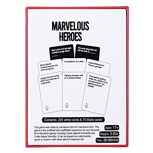 Marvel Heroes Card Game Card Games for Adults and Family, Party Games for Game Night -  thumbnail 6