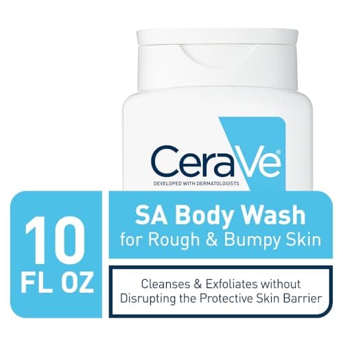 CeraVe Body Wash with Salicylic Acid, Fragrance Free Body Wash to Exfoliate Rough and Bumpy Skin, Allergy Tested, 10 Ounce thumbnail 2