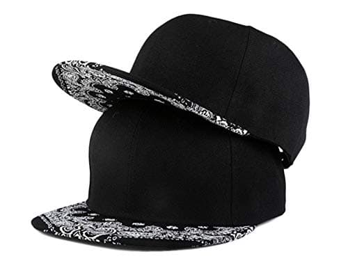 CNUSER Trucker Hat Fashion Mens Women Snapback Hats - Flat Bill Brim Hat Adjustable Baseball Cap | Mens Women, Fashion thumbnail 5