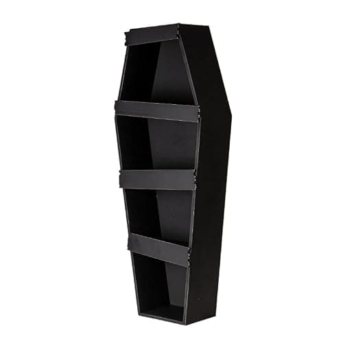 Pacific Giftware MDF Coffin Display, 4 Teri Coffin Shelf, Decorative Coffin for Halloween thumbnail 7