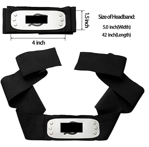 Leaf Village Logo Headband and 3 pcs Kunai and Kunai Bag with Bandage set(6 Pack) thumbnail 6