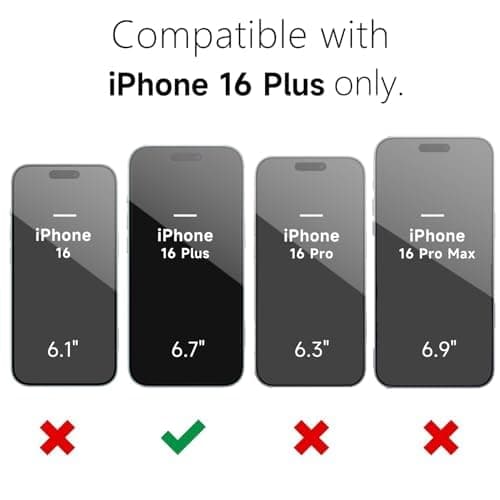oakxco Silicone Case for iPhone 16 Plus Case Magnetic, Compatible with Magsafe Wireless Charging, Slim Thin Soft Rubber, Girly Cute Bright Hard Mag Safe Cover for Women, Fluorescent Neon Green Lime thumbnail 2