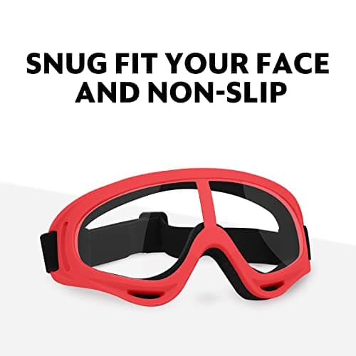 YSCare 4 Pack Protective Goggles, Safety Glasses with Clear Lens and Adjustable Strap, Protective Eyewear Compatible with Nerf Guns for Game Battle Christmas Gift (4 colors) thumbnail 4