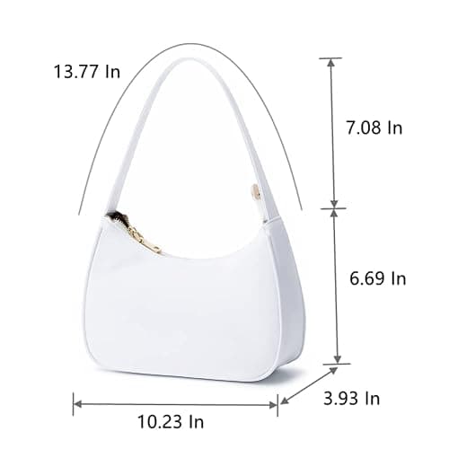 CYHTWSDJ Shoulder Bags for Women, Cute Hobo Tote Handbag Mini Clutch Purse with Zipper Closure thumbnail 4