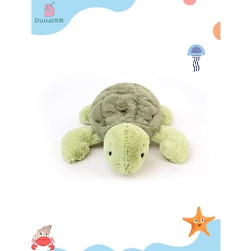 OUKEYI 12" Weighted Plush Cute Turtle Stuffed Animals, Soft Sea Turtle Plush Toy Tortoise Plushies Pillow - Present for Kids, Babies, Toddlers thumbnail 4