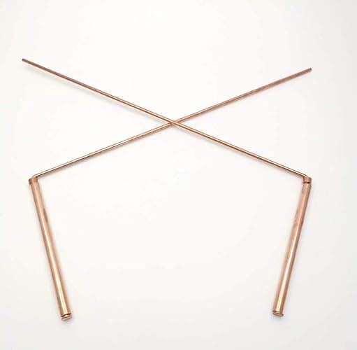 Spirit Hunter 99.9% Copper Dowsing Rod- 2PCS Divining Rods with Bag - Detect Gold, Water, Ghost Hunting etc. thumbnail 4