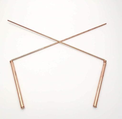 Spirit Hunter 99.9% Copper Dowsing Rod- 2PCS Divining Rods with Bag - Detect Gold, Water, Ghost Hunting etc. thumbnail 4