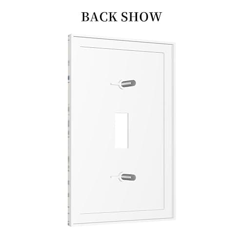 Ihsourgnitnem Decorative Light Switch Cover Ocean Beach Theme Starfish Seashell Coral 1 Gang Single Toggle Device Electrical Faceplate Switchplates Decorator Outlet Wall Plate For Bathroom Kids Room thumbnail 5