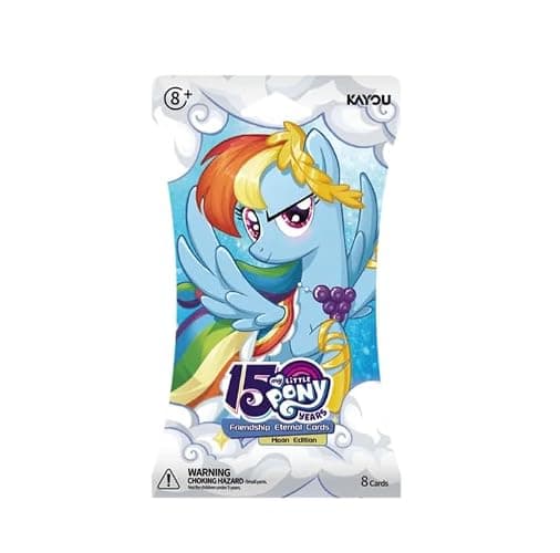 KAYOU My Little Pony Friendship Eternal Trading Cards – Moon Edition Series 2 – 24 Packs, 192 Cards – Anniversary Celebration Edition – English Booster Box thumbnail 2