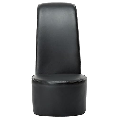 vidaXL Schuhsessel High Heel Design Sessel Stuhl Polstersessel Wohnzimmersessel Loungesessel Relaxsessel Hocker Sitzhocker Schwarz Kunstleder thumbnail 3