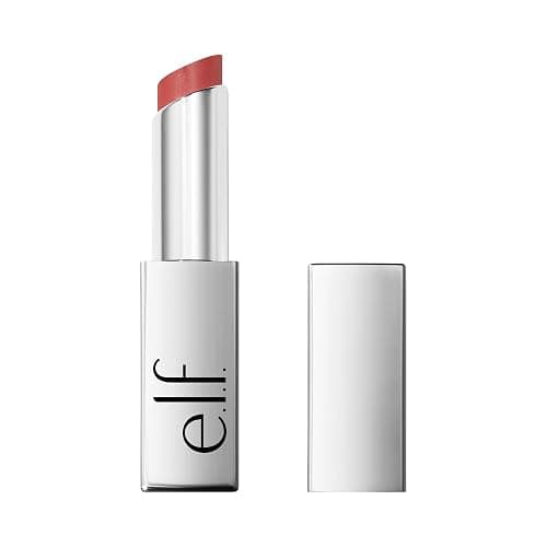 e.l.f. Glow Reviver Lip Oil Stick, Tinted Lip Oil Stick, Non-Sticky & Hydrating for a Soft-Shine Finish, Vegan & Cruelty-Free, Rose Latte - Image 1