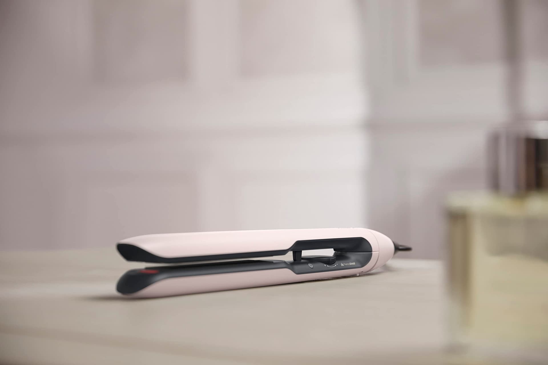 Philips 5000 Series Straightener, ThermoShield Technology, 50% Faster Straightening with Ionic Care, Argan Oil Infused Floating Plates, Temperature Display, BHS510/50, Pearl Peach thumbnail 7