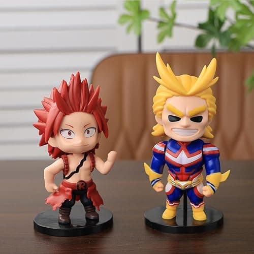 YLQANONG MHA Midoriya Izuku Figures 6PCS Todoroki Shouto/Toga Himiko Anime Figure Statues Anime Action Figurine 12CM thumbnail 6