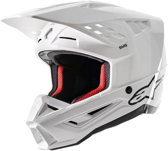Alpinestars SM5 Solid Helmet, Lightweight Protection for MX Riders - Image 1