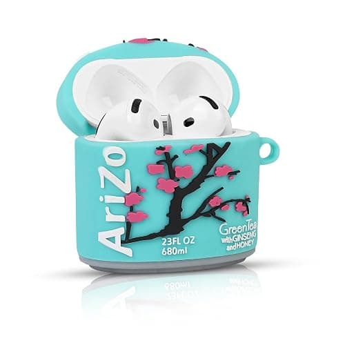 LEWOTE Compatible with Apple Airpods 4 Protective Funny Cute 3D Cartoon Case Cover with Keychain (Arizona) thumbnail 3