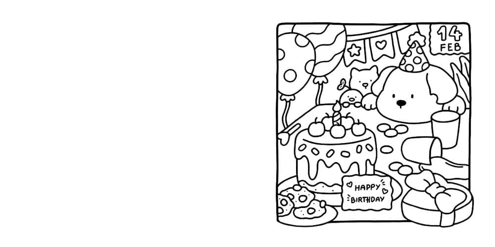 Cozy Cuties: Coloring Book for Adults and Kids (Cozy Spaces Coloring) thumbnail 3