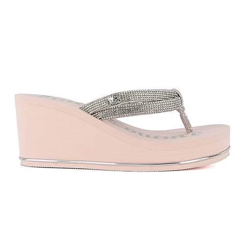 Juicy Couture Wedge Platform Flip Flop: High-Fashion, Soft Beach Sandal, Thong-Style Slide thumbnail 2