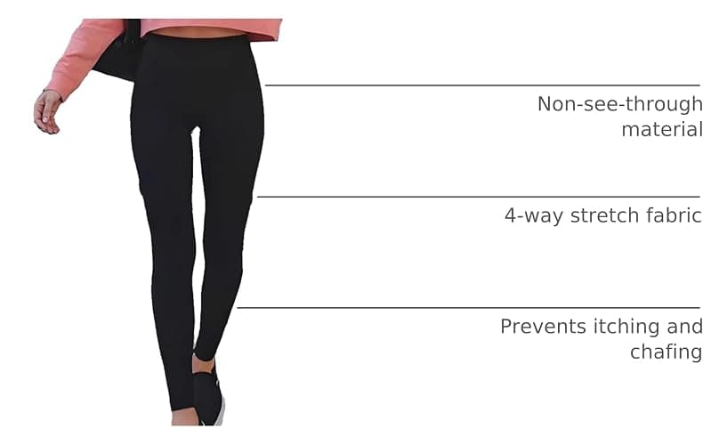 Blisset 3 Pack High Waisted Leggings for Women with Pockets Soft Active Tummy Control Pants for Yoga Running & Daily Wear thumbnail 3