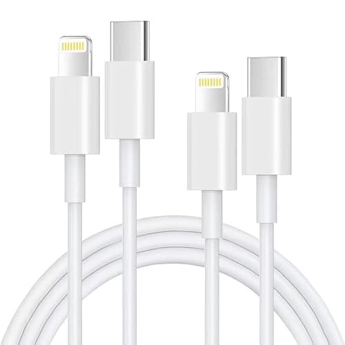 USB C to Lightning Cable 1M+1.8M [Apple MFi Certified] Fast USB C iPhone Charger Cable 2Pack 3FT+6FT Lightning to Type C Cable for iPhone 14 Pro Max 13 12 11 X XS XR Plus - Image 1
