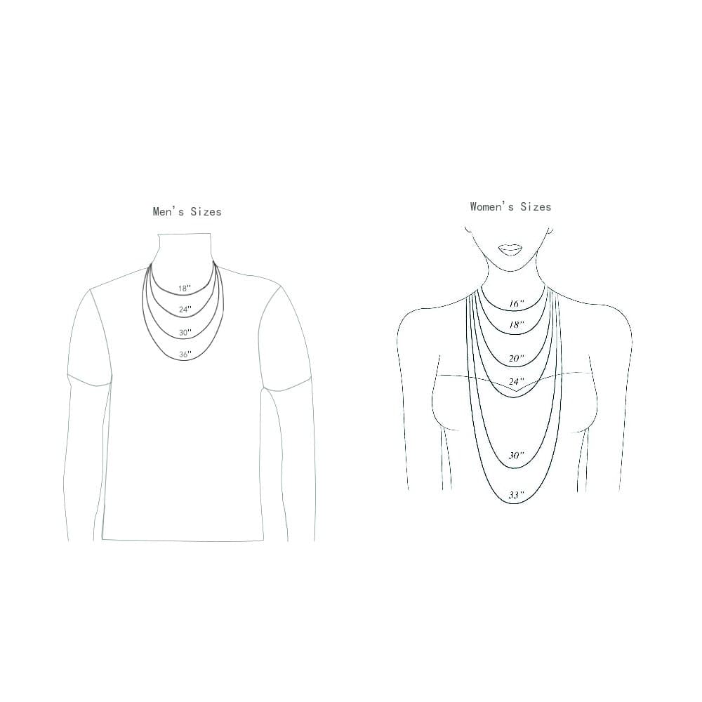 FOSIR Mens Chain Necklaces, Stainless Steel Rolo Chain Necklace for Men and Women, Silver Tone Box Chains for Men, Wide 2/3/4/5mm thumbnail 4