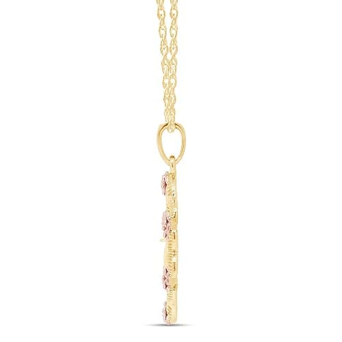 AFFY Our Lady of Guadalupe Pendant Necklace, Three-Tone 14K Gold Over 925 Sterling Silver, Inspirational Religious Catholic Jewelry Gift for Women & Men with 18" Rope Chain thumbnail 7