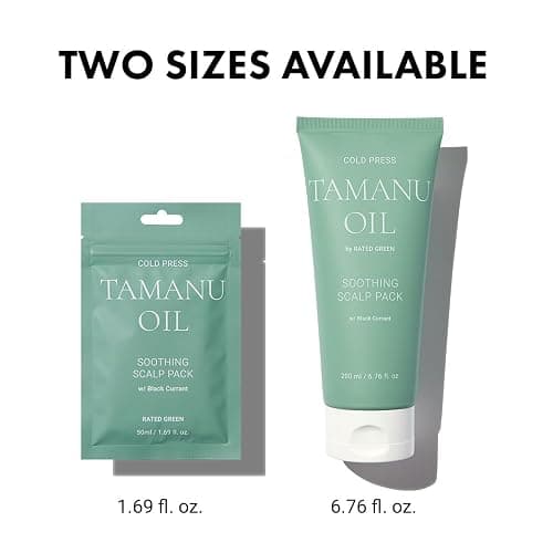 RATED GREEN Cold Press Tamanu Oil Comforting Hair Conditioning Mask | Organic Cold Pressed Black Currant | Silicone-Free, Korean Hair Care | 6.76 Fl. Oz thumbnail 7