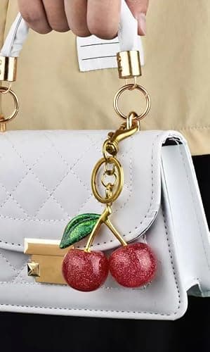 YUEAALK Cute Bag Charms Purse Charm Gift for Women Girl - Car keyrings leather handbags -Fashion Birthday Presents for Woman thumbnail 3