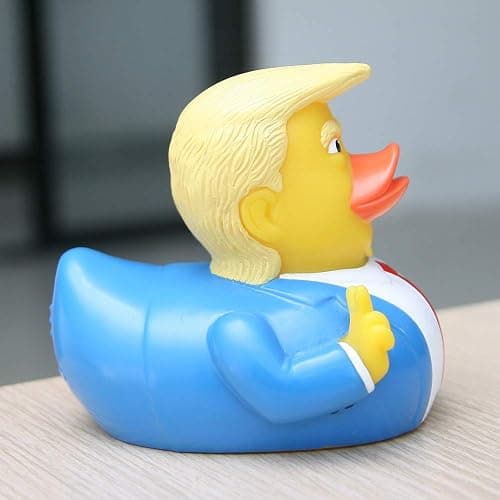 Baby Bath Toys Trump Rubber Squeak Bath Duck Baby Bath Duckies - for Kids Gift Birthdays Baby Showers Bath Time thumbnail 5