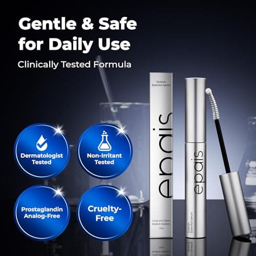 EPAIS Eyelash Care Essentials: Lash Serum + Black Serum, Day & Night Care, Get Fuller and Thicker, Non-prostaglandin, Non-irritated formula, Safe to Using on Eyes thumbnail 2