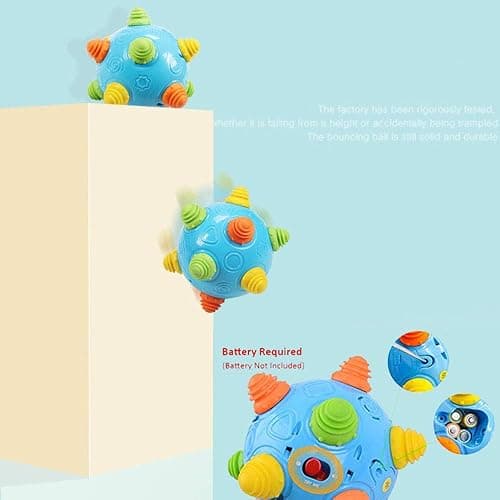 Toddler's Music Dancing Shake Ball - Move, Crawl, Bounce, Sensory Learning for Kids and Babies, Fun Gift for Both Boys and Girls thumbnail 4