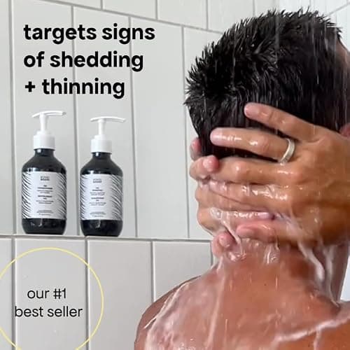BondiBoost HG Anti-Thinning Shampoo Conditioner Set [16.90 fl oz each], Clinically Tested to Promote Fuller + Thicker-Looking Hair for Women & Men, Procapil, Redensyl & Rosemary Formula, Sulfate-Free thumbnail 2