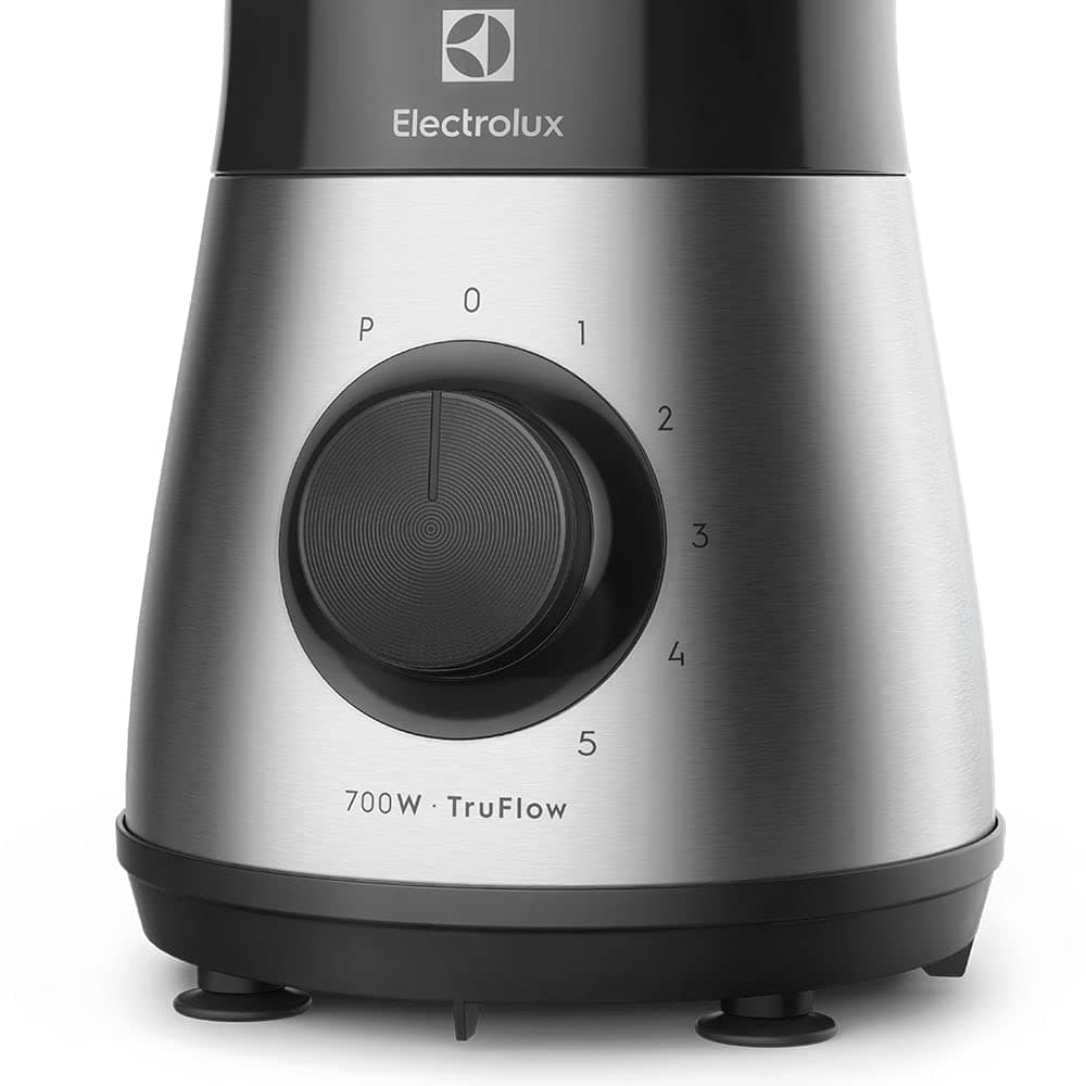 Liquidificador Electrolux inox jarra de vidro resistente capacidade 1,5L 5 velocidades função pulsar 700W EBS30 220v thumbnail 6