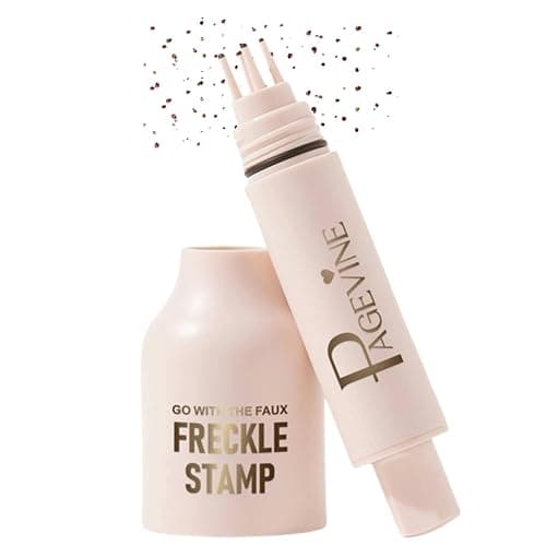 2025 Upgraded Faux Freckle Stamp Pen,Fake Freckles Stamp Waterproof,Natural Sun-Kissed Looking Freckle Maker with Quick Dry 5-Point Precision Stamp Head,Long Lasting Freckles Makeup Pen,#2 Medium. - Image 1