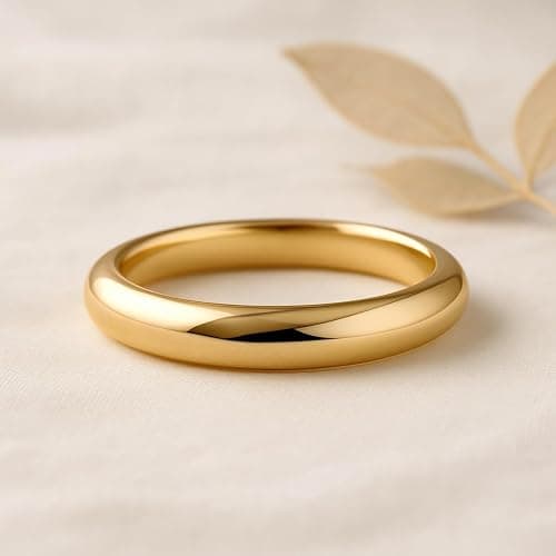 18K Solid Yellow Gold Pinky Promise Ring for Best Friends Unique Stacking Charming Ring Elegant Design Anniversary Promise Jewelry Birthday Gift For Couple thumbnail 6