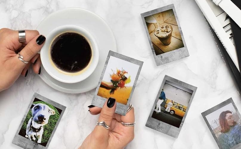 Fujifilm Instax Mini Film Variety Pack – 5 Unique Styles for Instax Cameras + Bonus Sunshine Photo Microfiber Cleaning Cloth - Monochrome - (5 Pack X 10 Sheets) thumbnail 2
