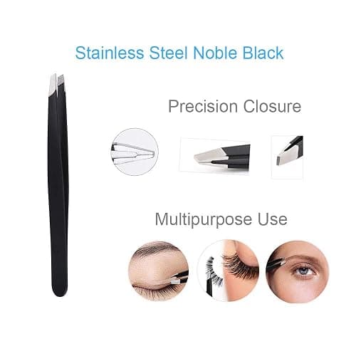Eyebrow Razor, 5-in-1 Eyebrow Kit, Professional Eyebrow Grooming Set, Eyebrow Trimmer Set for Women and Men, Including Brow Razors Trimmer, Brush, Eyebrow Scissors, Slant Tweezers thumbnail 6