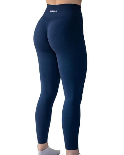 AUROLA Workout Leggings for Women Seamless Scrunch Tights Tummy Control Gym Fitness Girl Sport Active Yoga Pants thumbnail 3