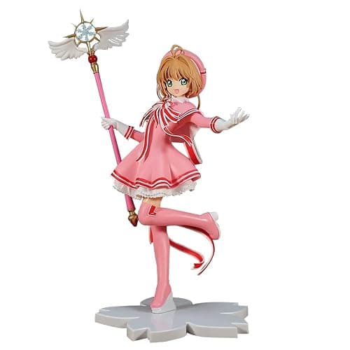 YLQANONG Cardcaptor Figures Kinomot Anime Figure Statues PVC CCS Anime Action Figurine for Fans thumbnail 4