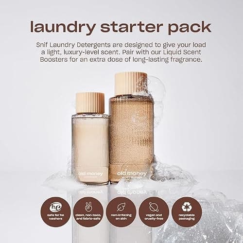 Snif Old Money 16oz Laundry Detergent and 8.5oz Scent Booster Starter Pack thumbnail 2