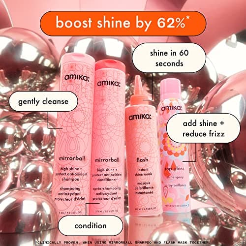 amika mirrorball high shine + protect antioxidant conditioner thumbnail 7