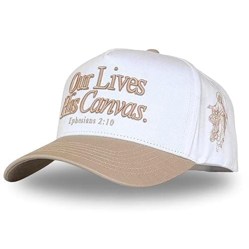 Vintage Faith & Forever Trucker Hat | Men & Women | Christian Cross Jesus Hats | Bachelorette Bride Hat | Cotton | Snapback - Image 1
