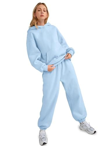 AUTOMET Womens 2 Piece Outfits Lounge Hoodie Sweatsuit Sets Plus Size Fall Fashion Clothes Airport Travel Pants Tracksuits thumbnail 5