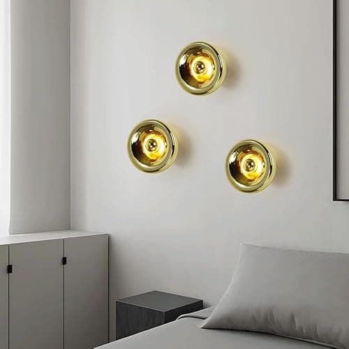 YSDKJGS Glass Minimalist Wall Lamp Light Luxury Creative Wall Lamps Indoor Wall Light Bathroom Light Suitable for Bedroom Bedside Living Room Corridor Wall thumbnail 7