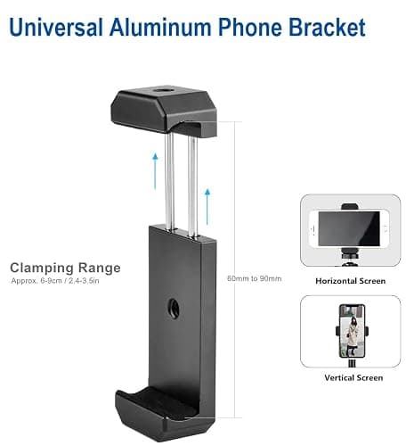 80'' Osmo-Mobile Floor Tripod-Stand Holder for DJI Osmo Mobile 8 SE 7P 7 6 5 4 / Osmo-Pocket 4 3 2 1 / Osmo Action 6 5 pro 4 3 2 1 thumbnail 7