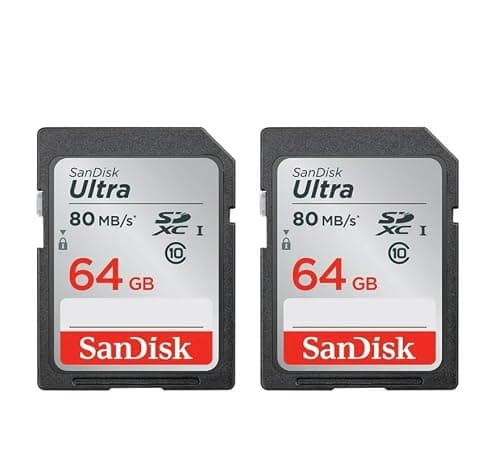 SanDisk Ultra 64GB 2‑pack SDXC UHS-I Class 10 Memory Card - Image 1