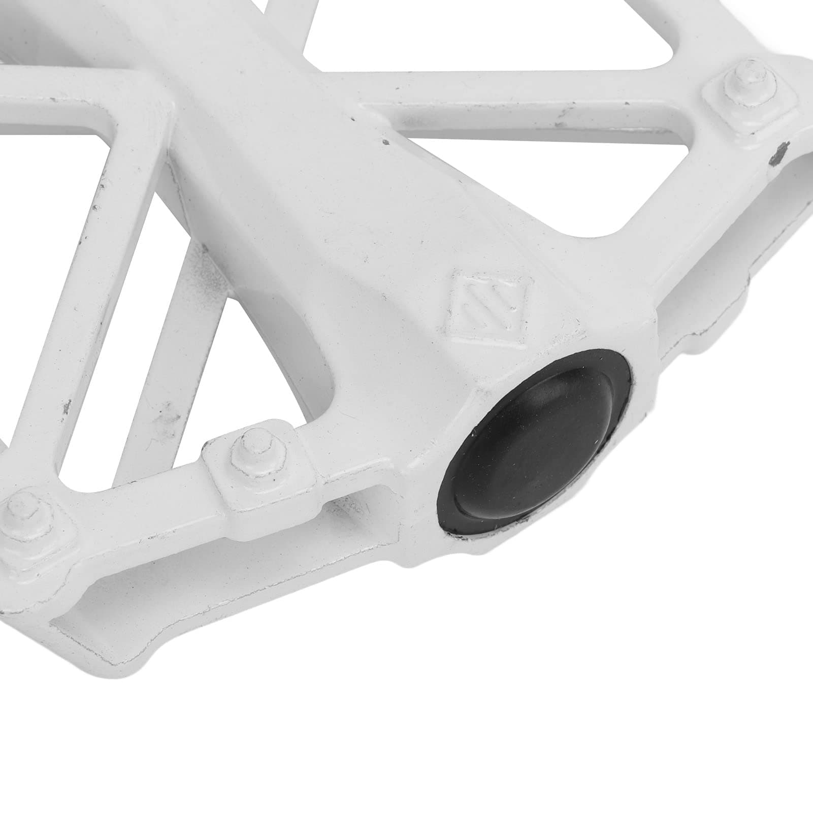 Mountain Bike Pedals, Lightweight Pedals Aluminum Alloy for Fixie Bike Pedals(White) thumbnail 3