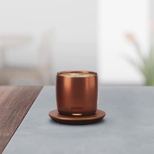 Ember Temperature Control Smart Cup, 6 oz, App-Controlled Heated Coffee Cup, Espresso Mug with 90 Min Battery Life, Copper thumbnail 2