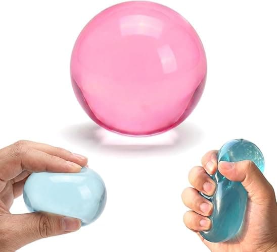 Coconut Oil Squishy - 2026 New Coconut Oil Stress Ball, Slow Rising Squishy, 100% Odorless, Non-Sticky, Easy to Clean, Improving Focus, Or Easing Tension During Study, Work, Or Relaxation (Pink) - Image 1