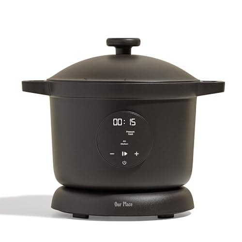 Our Place Dream Cooker | 6-quart Multicooker | 4 Versatile Modes | Pressure Cook, Slow Cook, Sear & Saute, Keep Warm | Hands-Free Steam Release | Tailored Control Panel | Char - Image 1